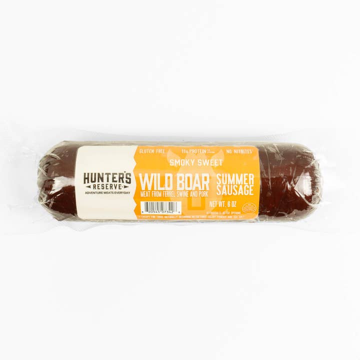 Hunter's Reserve - Wholesale Sausage - Wild Boar 6oz Summer Sausage