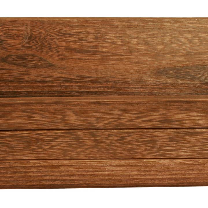 WALD IMPORTS - Wholesale Serving Tray - 12" Dark Stained Wood Grooved Serving Tray2