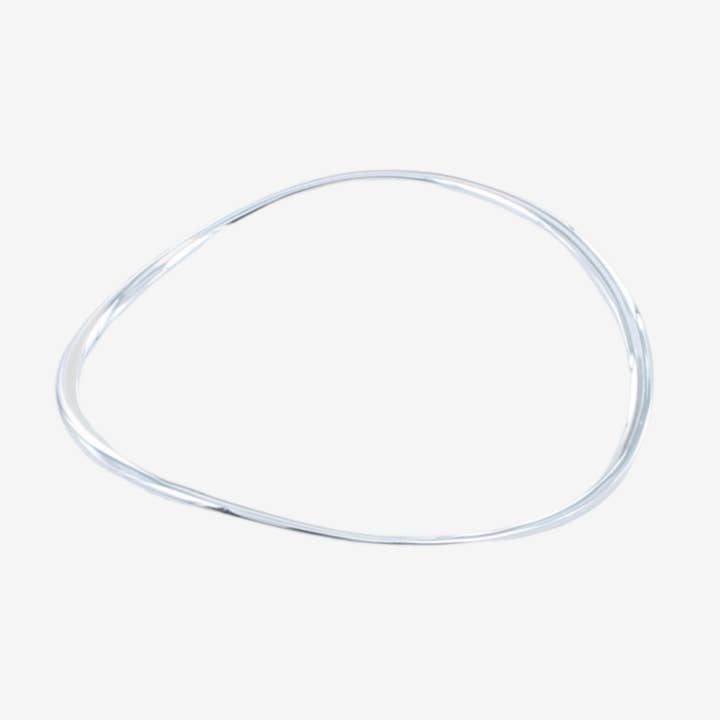 Classic Sterling Silver Bangle for wholesale by REEVES & REEVES