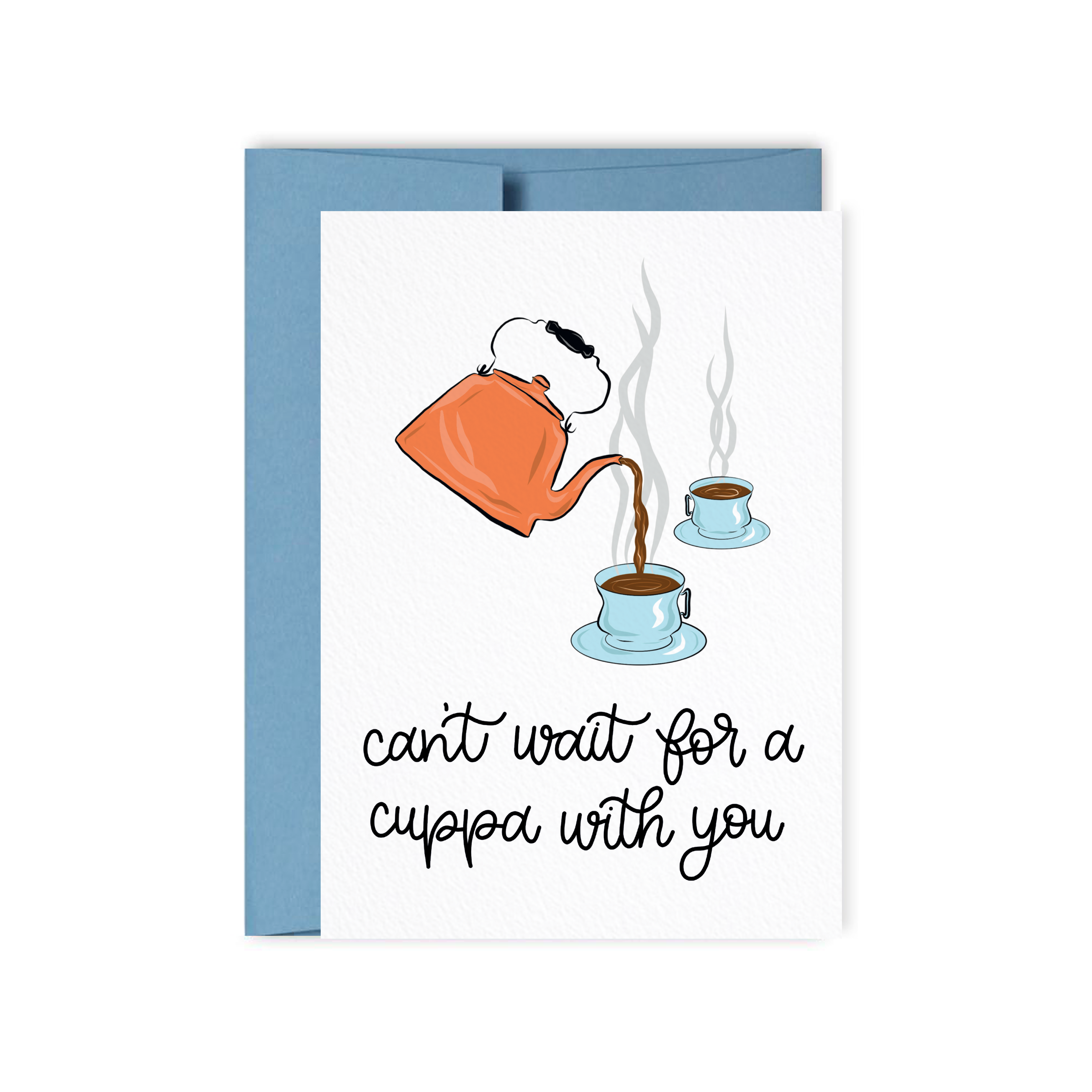 Hue Complete Me - Wholesale Friendship Card - Can't Wait For A Cuppa Card0