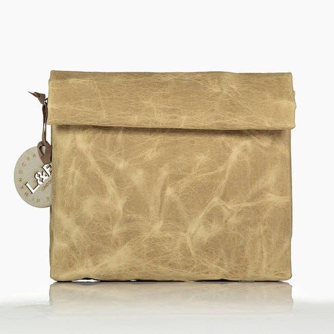 L&E Studio - Wholesale Crossbody Bag - Women's - Pablo Cellulose Crossbody Backpack Clutch Tea2