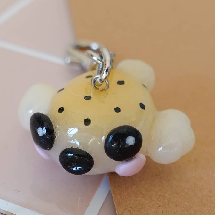 Llavero de pez globo para venta al por mayor de uncomfy cherry