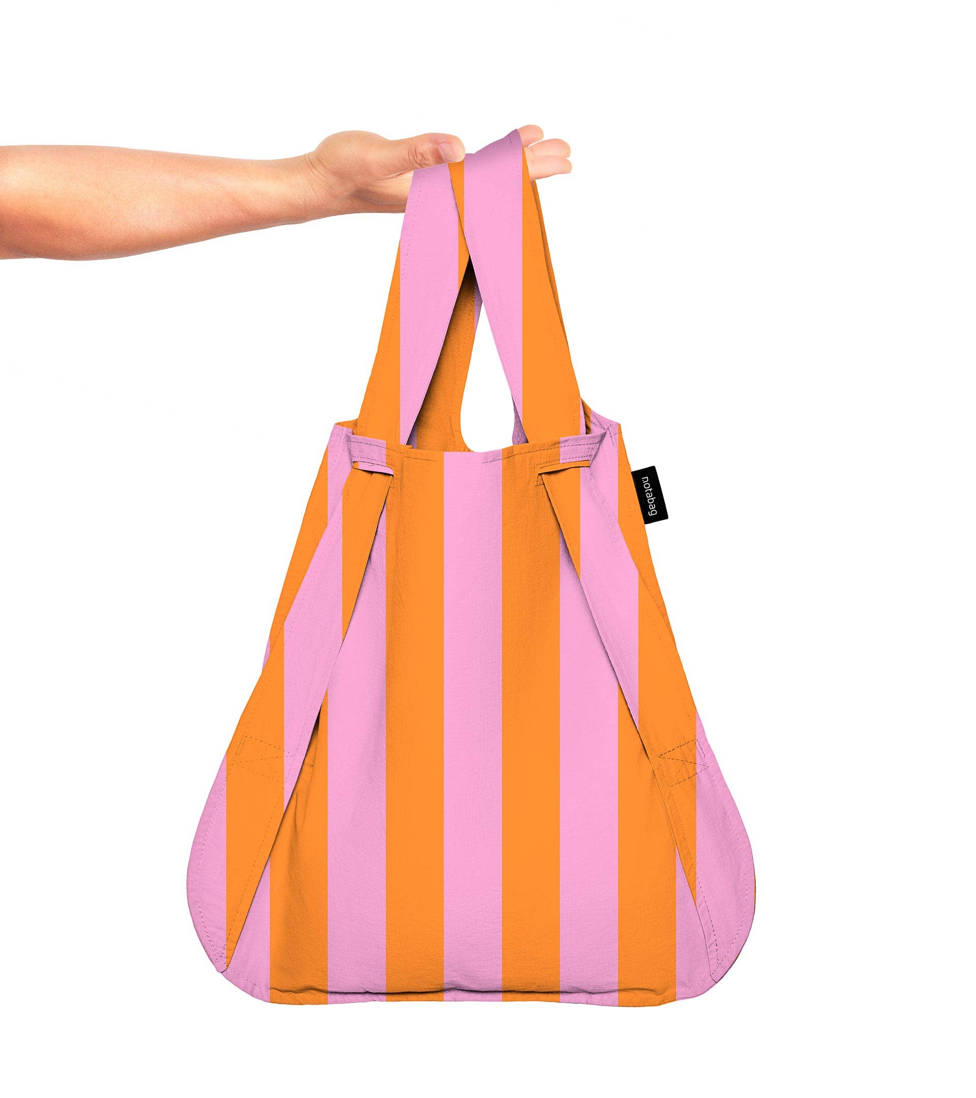 Notabag - Wholesale Tote Bag - Unisex - Notabag - Orange/Pink Stripes, Summer, Spring4