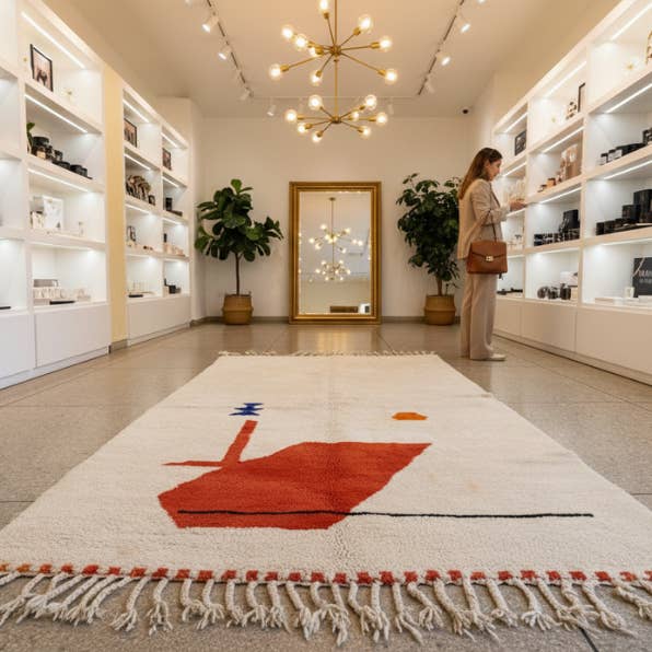 Loja de presentes Tapete de Área Tapete Marroquino BeniOurain - Tapete de Lã para Quarto por atacado de woolsouk ( We handle U.S. import procedures for you )