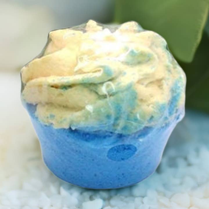 Coconut Bath Bomb for wholesale by Simply Organic Soaps