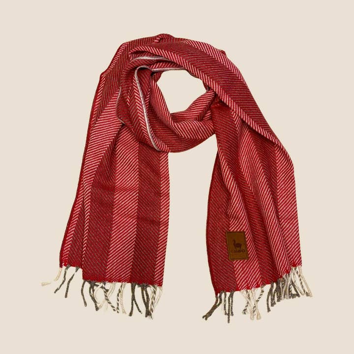 Alpaca Striped Scarf - Carlos for wholesale by Campo Alpaca