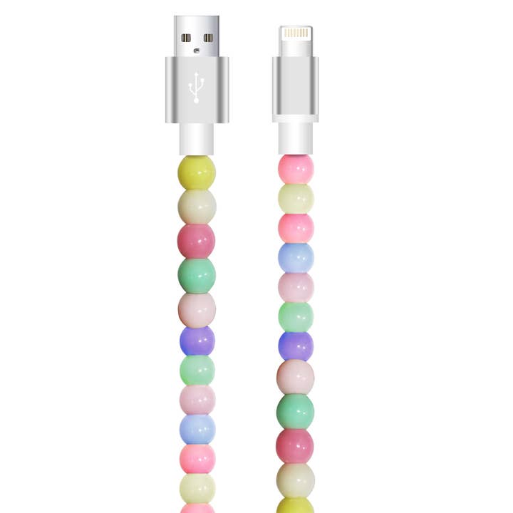 LAX Gadgets - Wholesale Charging cable - Tech Mod Beads Iphone Cable – Style Meets Function-Retail17