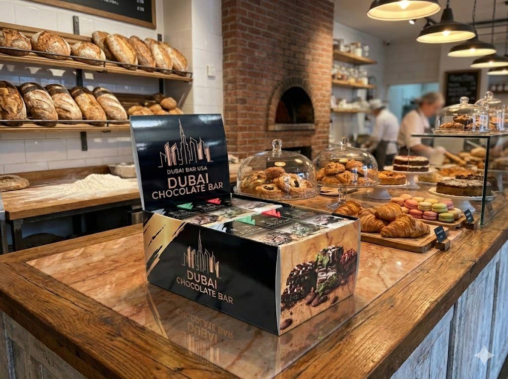 Dubai Bar USA - Wholesale Chocolate Bar - Dubai Bar Mixed Flavor Display Pack, 24 Bars1