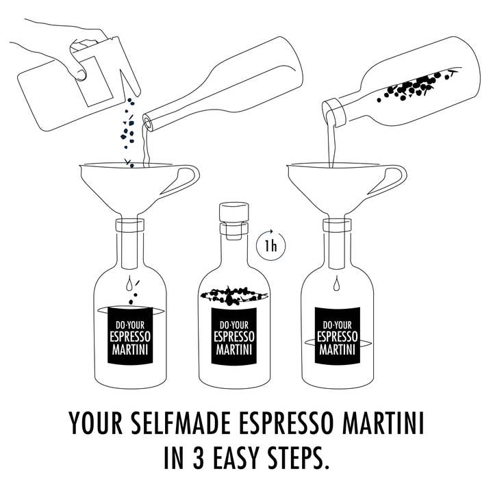 Craftly - Wholesale DIY Drink Kit - Espresso Martini Infusion Kit | Homemade Cocktails Kit7