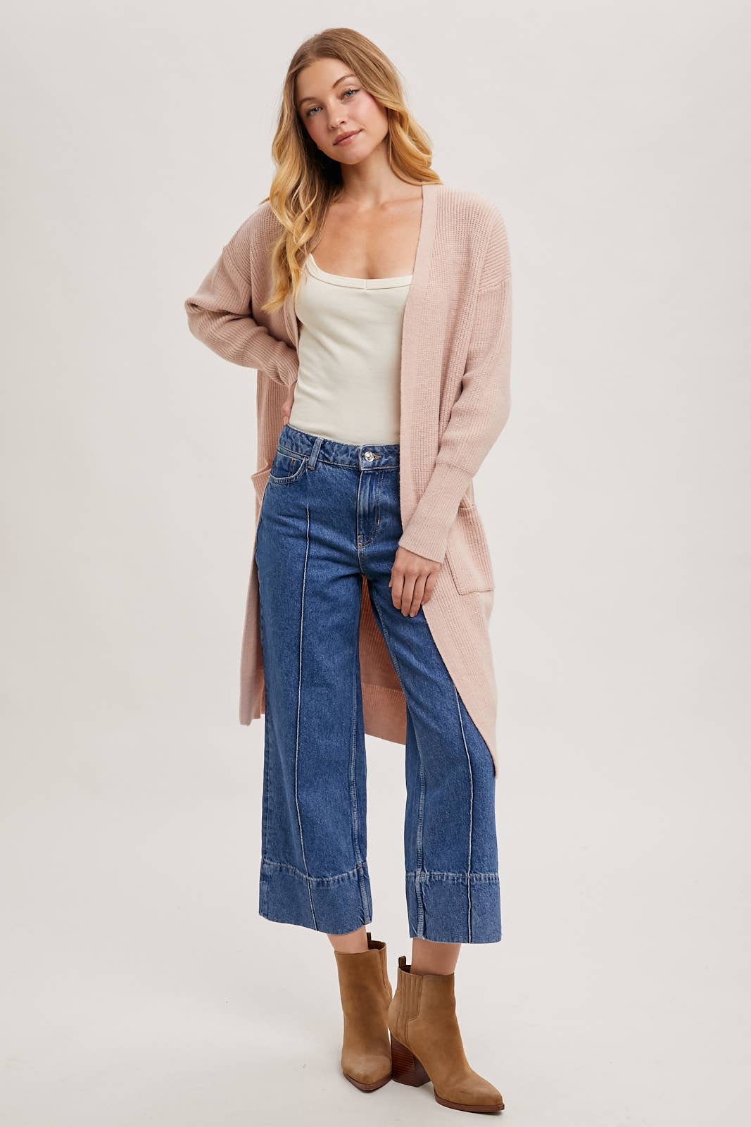 Bluivy – wholesale Cardigan – Women’s – RIBBED OPEN FRONT CARDIGAN28