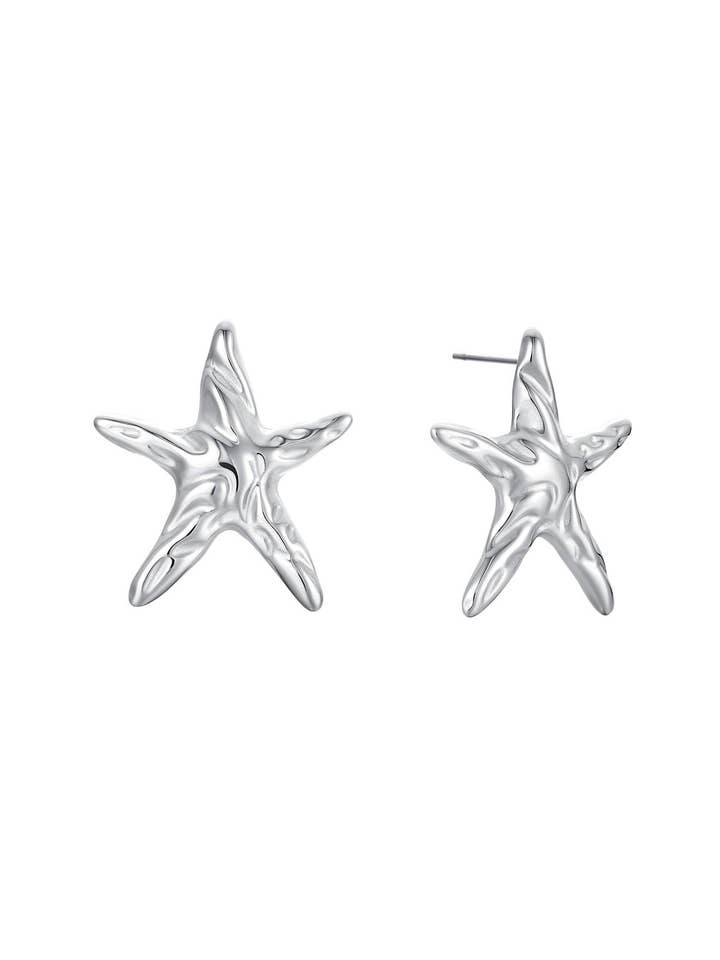 Solea Earrings in Silver for wholesale by Malakai the Label