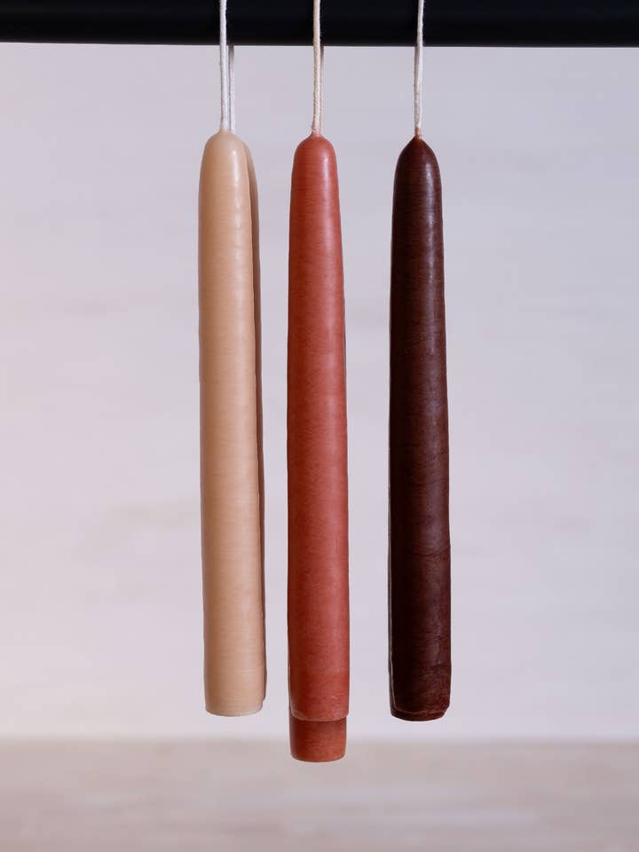 Tapered Candles - Woodland for wholesale by Made Market Co.