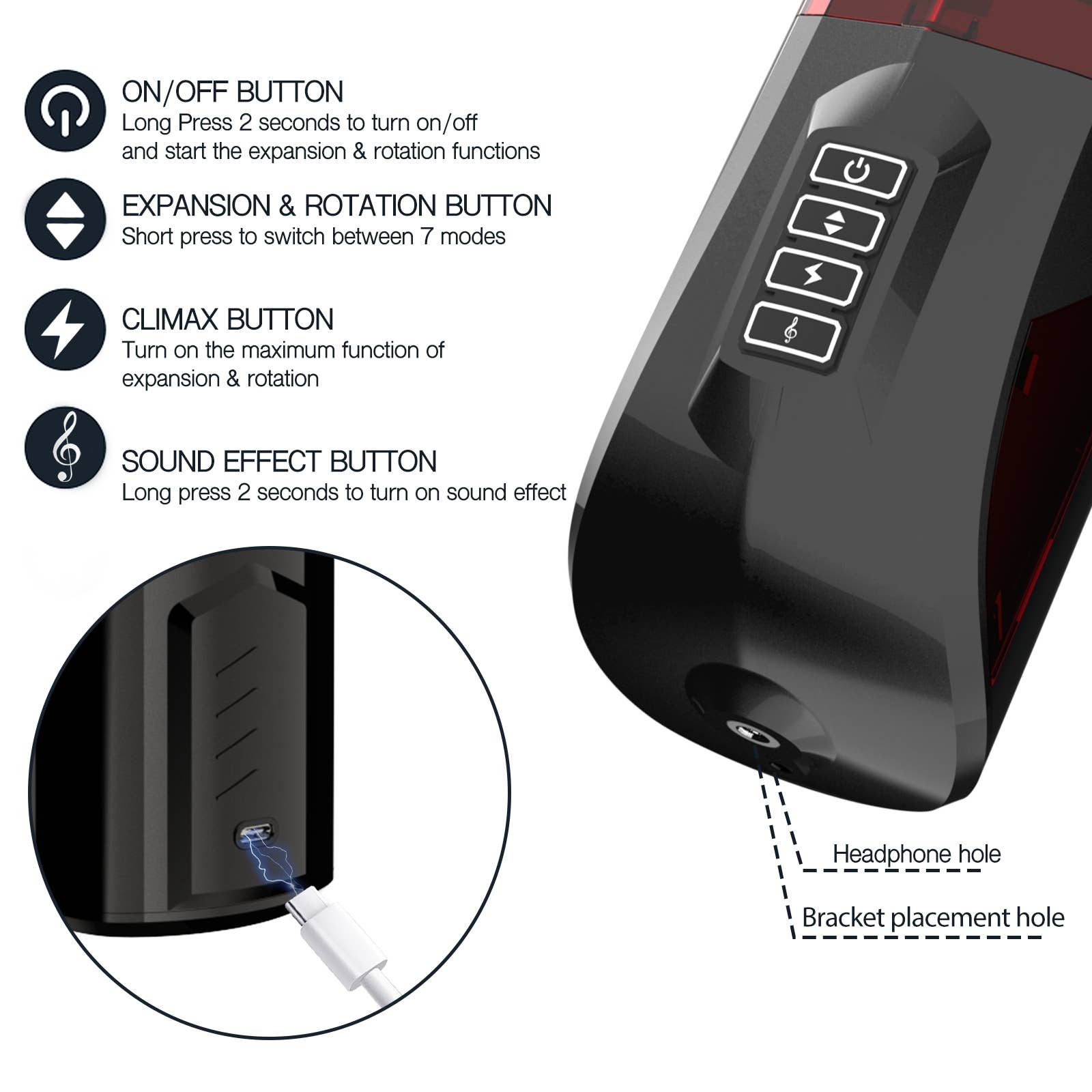 Tracy’s Dog - Wholesale Sex Toy - Tracy's Dog Thrusting Rotating Male Masturbator3