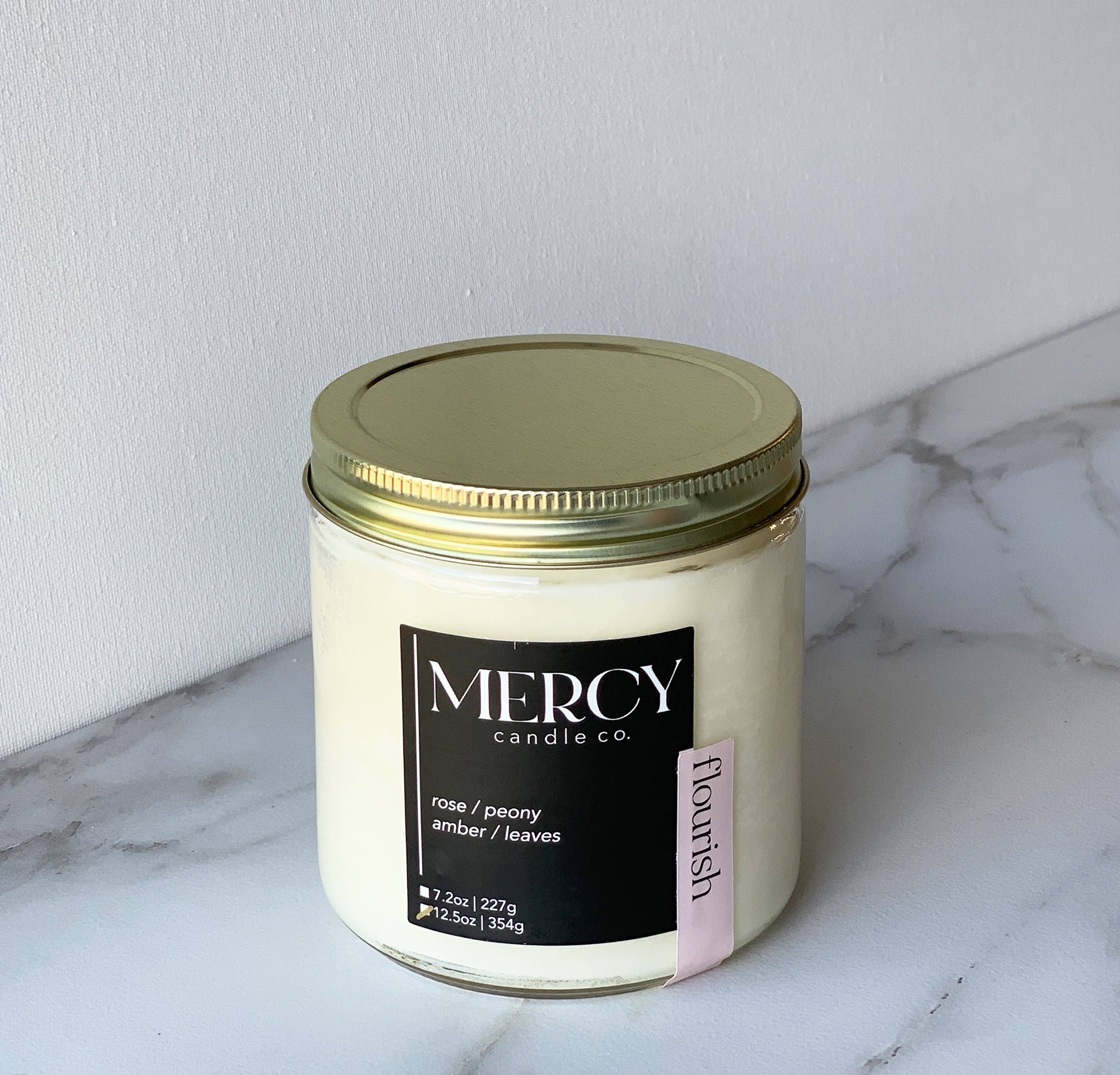 Mercy Candle Co. - Wholesale Jar/Filled Candle - Flourish Signature Candle2