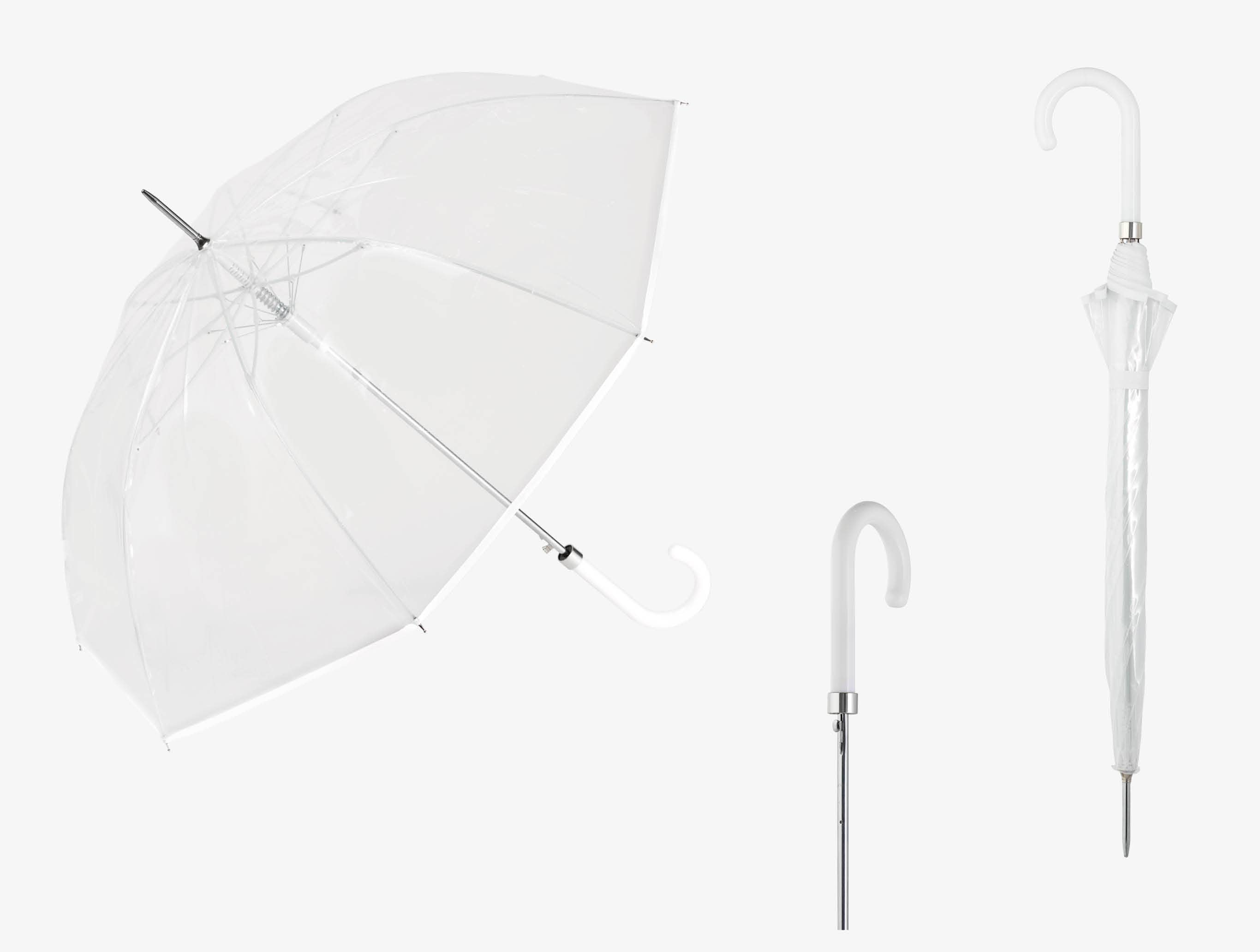 Clima Umbrellas - Vente Parapluie – unisexe - Parapluie automatique transparent grand format Clima | Résistant au vent3