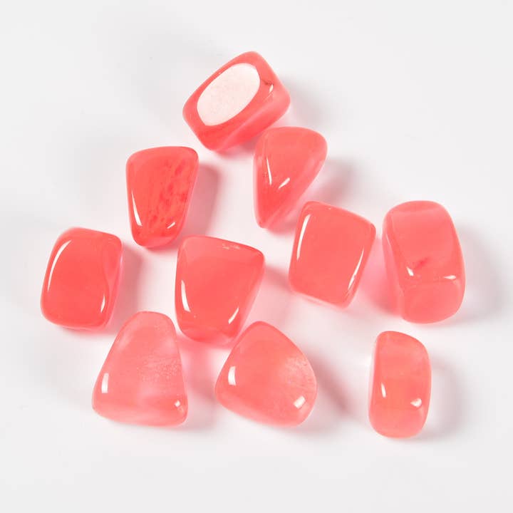 Pierres précieuses en quartz cerisier de 20 à 30 mm pour la vente par ilovebeadsusa