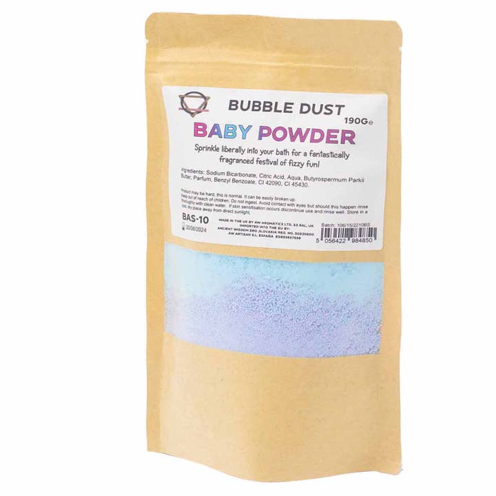 Ancient Wisdom - Wholesale Bath Bomb/Fizz - Baby Powder Bath Dust 190g1