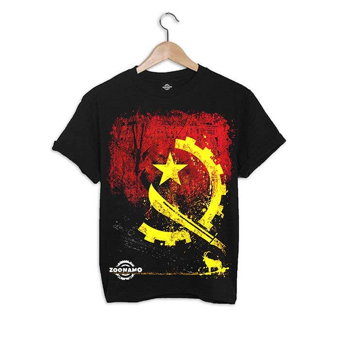 ZOONAMO - Wholesale Screen Printed T-Shirt - Men's - Angola shirt classic0