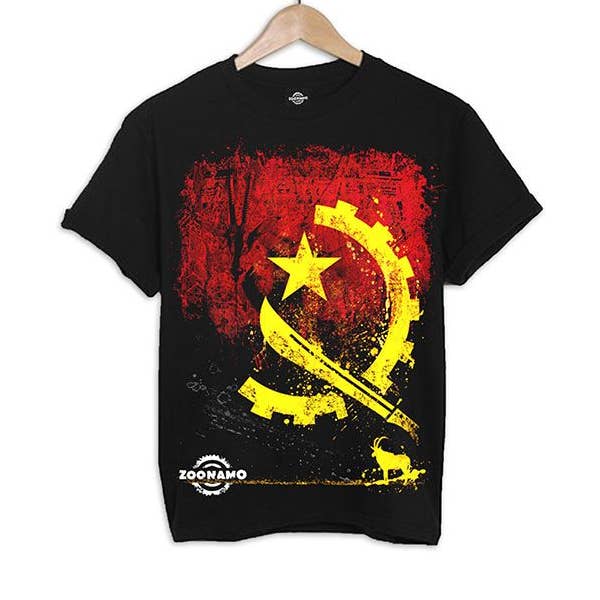 ZOONAMO - Wholesale Screen Printed T-Shirt - Men's - Angola shirt classic0