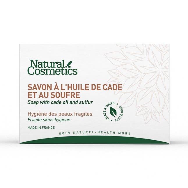 Natural Cosmetics – Engroshandel Sæbestykke – Svovlsæbe med cadeolie0