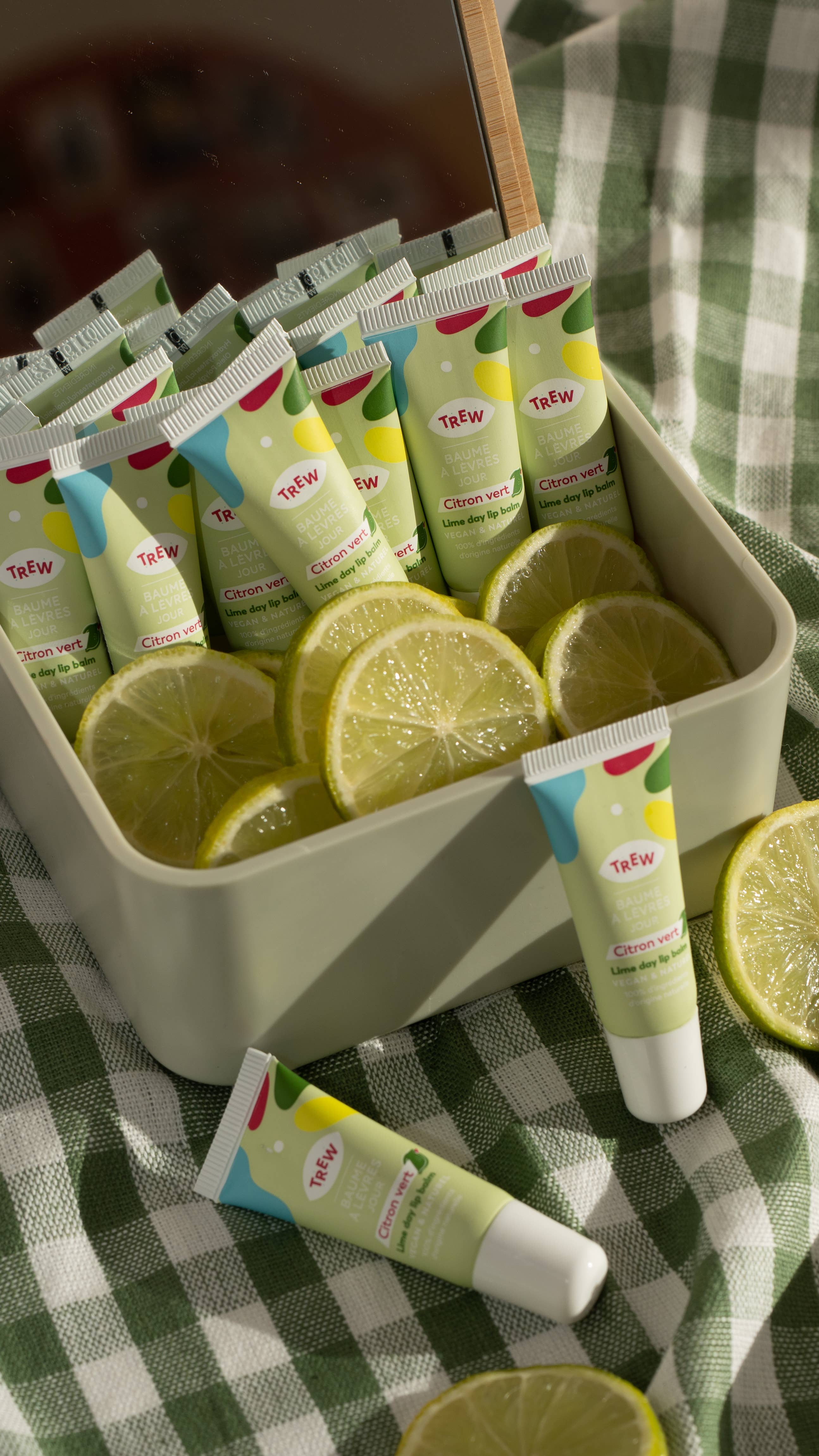 Trew Cosmetic - Wholesale Lip Balm - Day Lip Balm Lime Aroma 100% Natural & Vegan : Bulk2