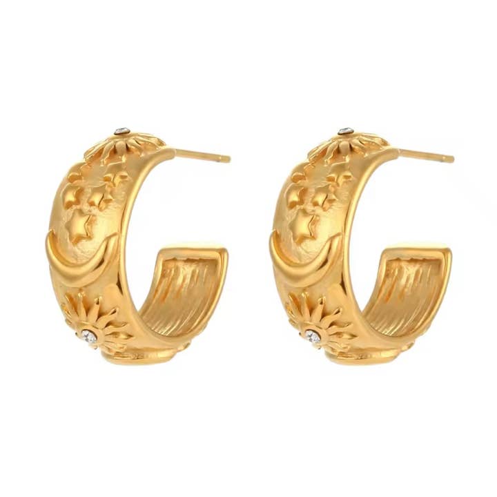 Cerceaux célestes pour la vente par Tahana Designs