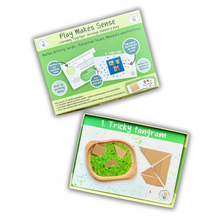 Maths Activity Cards - Reception Shape, Measure and Pattern for wholesale by Play Makes Sense