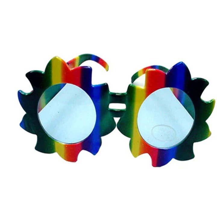 Lunettes de soleil à rayures arc-en-ciel en vrac pour la vente par Label & Decore