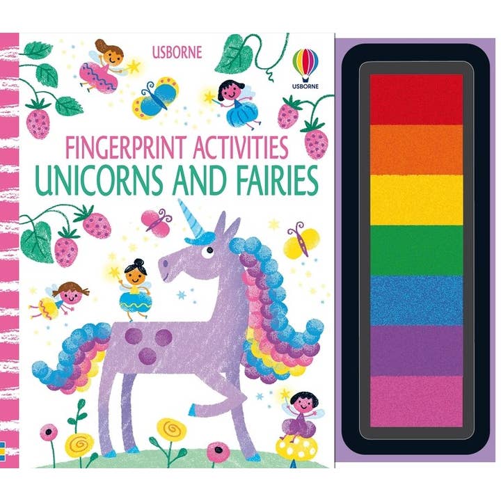 Fingerprint Activities Unicorns And Fairies : Usborne for wholesale by HarperCollins