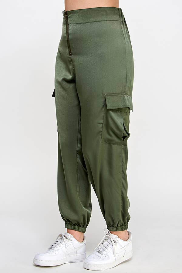 Haute Fox Plus Size & Contemporary - Venta al por mayor Pantalones deportivos/chándal - Mujer - Pantalones Jogger Cargo Talla Grande - SS2402P-P9