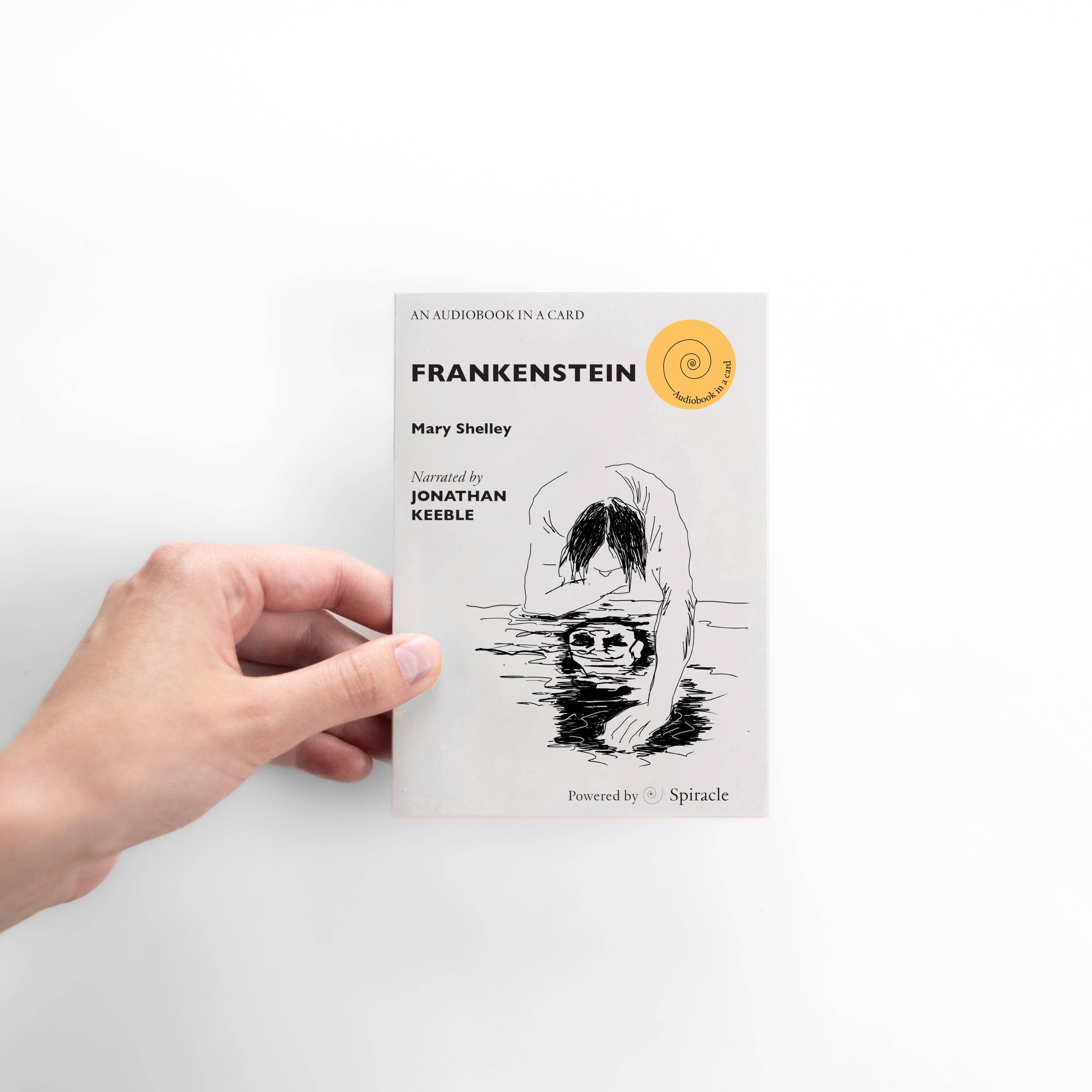 Spiracle Audiobooks – wholesale Everyday greeting card – Mary Shelley’s Frankenstein Audiobook Gift Idea7
