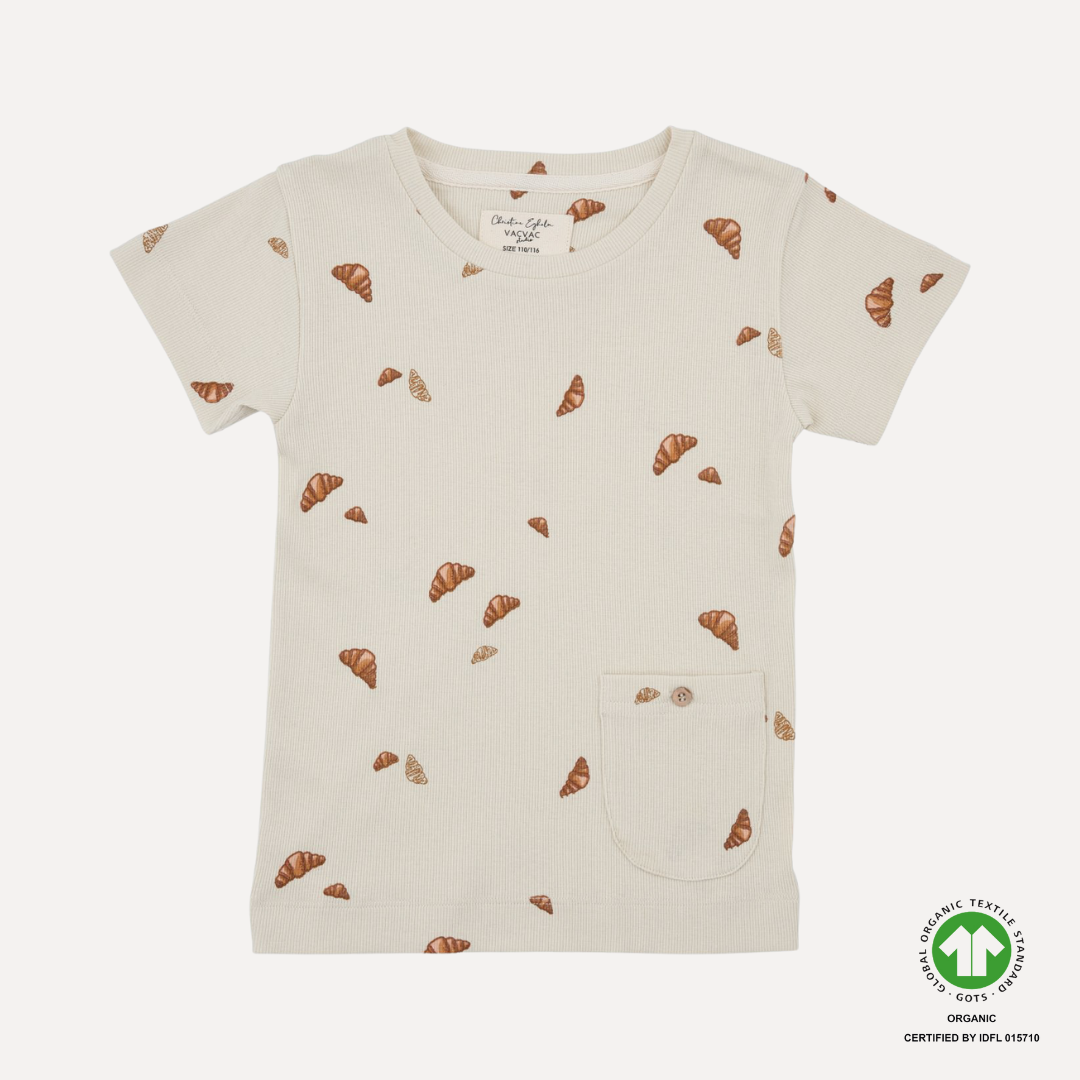 VACVAC studio - Wholesale T-Shirt - Kids - ELLO tea SS - Mini croissant0
