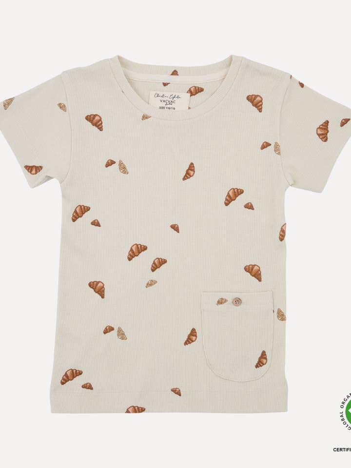 VACVAC studio - Wholesale T-Shirt - Kids - ELLO tea SS - Mini croissant