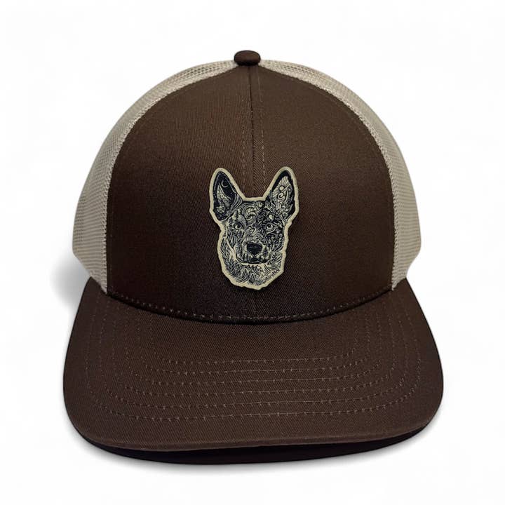 Australian Cattle / Blue Heeler Dog Trucker hat pick your hat color for wholesale by Wild Slice Designs