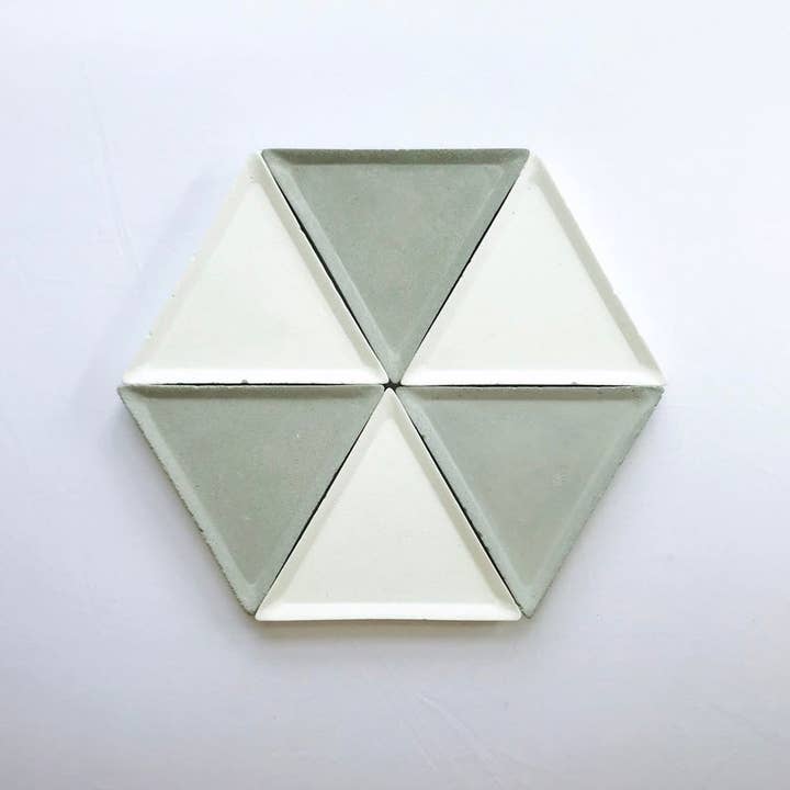 Smells Like Home Store - Vendita all'ingrosso Vassoi decorativi - Vassoio triangolare in cemento