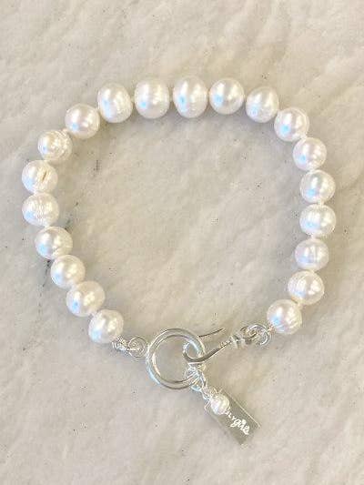 Bracelet perle bague pour la vente par Pearly Girls, LLC