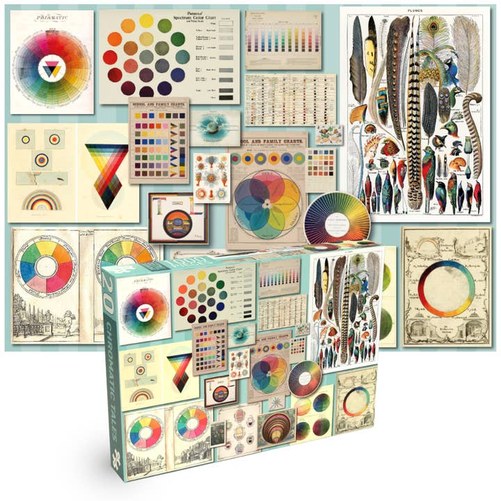 Penny Puzzle - Wholesale Puzzle - Adult - CHROMATIC TALES 1000 piece jigsaw puzzle1