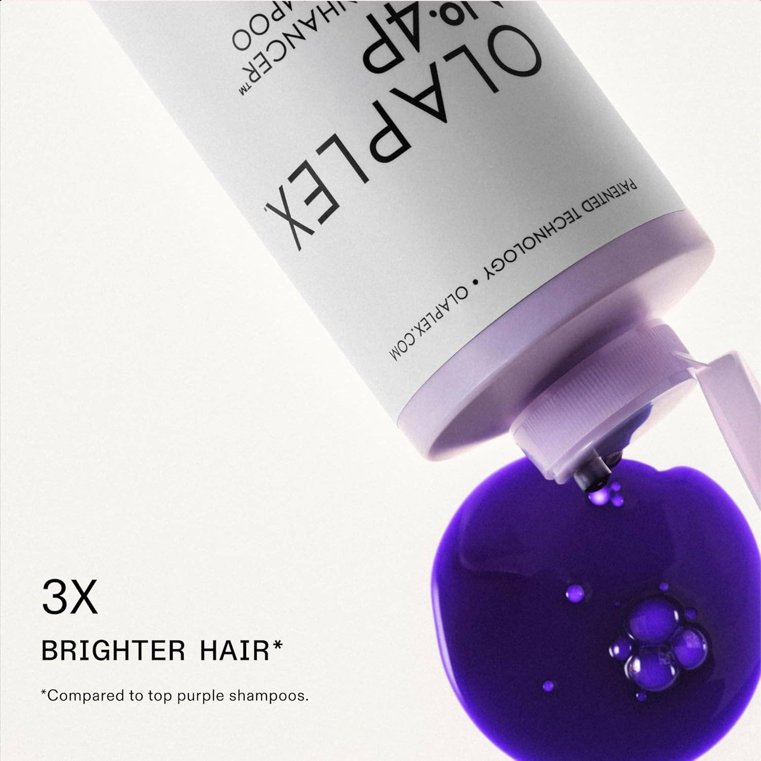 MEHIAZ - Wholesale Hair Shampoo - Olaplex No. 4 Blonde Enhancer Purple Toning Shampoo, 8.5 fl 3