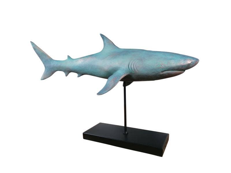 Michael & Philipp Noll e. K. - Wholesale Decorative Figurine - Shark Figure Statue XXL 59x24x38.5 cm3