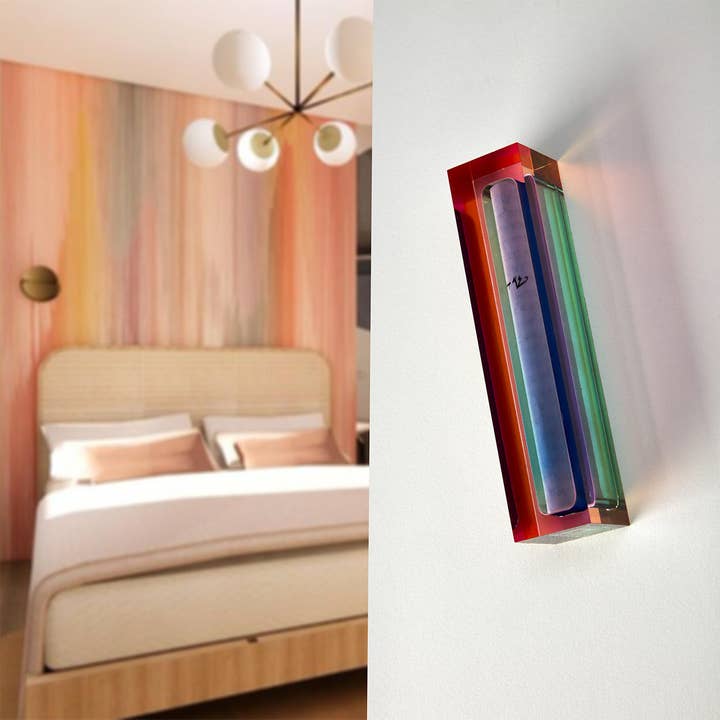 Apeloig Collection - Wholesale Wall Accent - Mezuzah Small Multicolor3