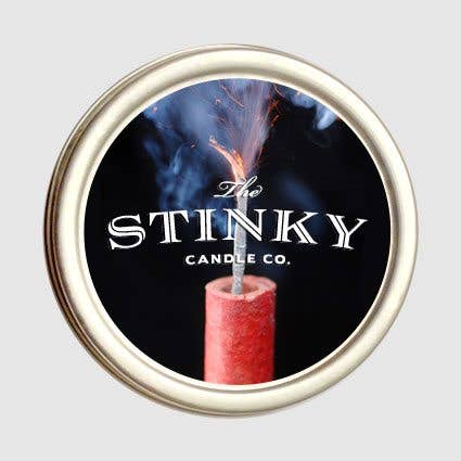 Feuerwerkskörmer-Kerze für den Großhandel von The Stinky Candle Company, LLC