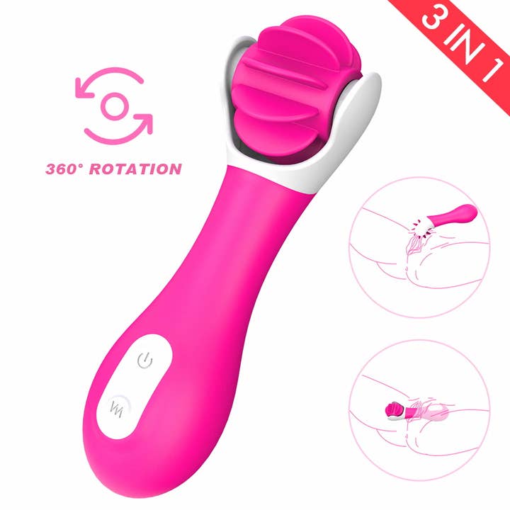 Seductive Boudoir - Vente Sex toys - Vibromasseur à succion de langue pivotant 3 en 1 Hunter, jouets sexuels9