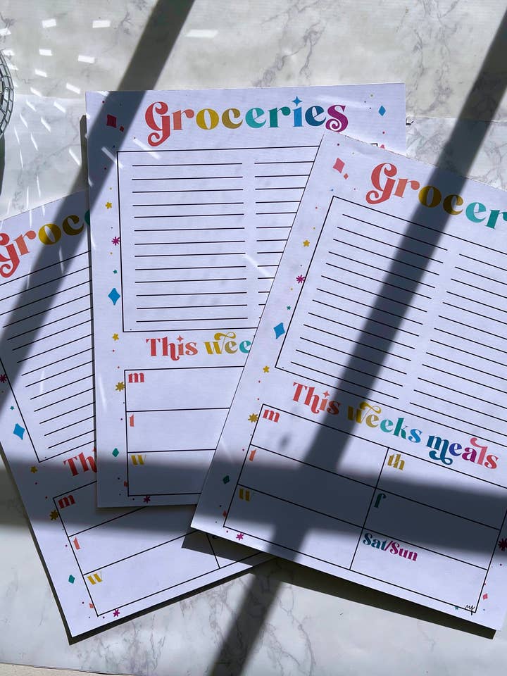 Rainbow livsmedelsbutik anteckningsblock för wholesale av Jelly Melly