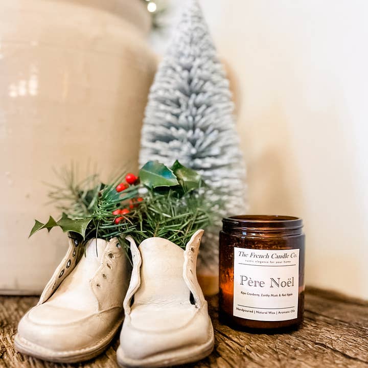 The French Candle Co - Vente Bougie en bocal - Père Noël - Bougie française parfumée4