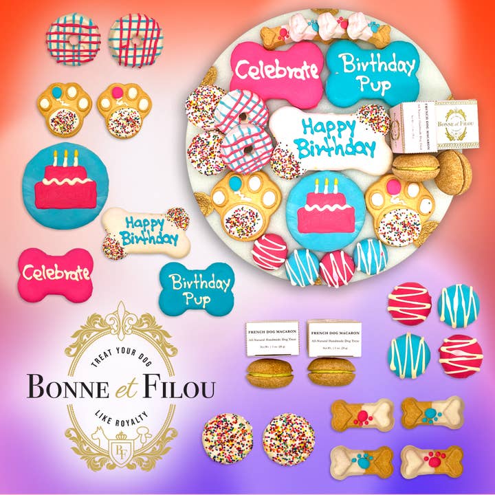 Bonne et Filou - Wholesale Pet treats – Dog - Happy Birthday Dog Treats, Dog Birthday Present, Dog Gift4