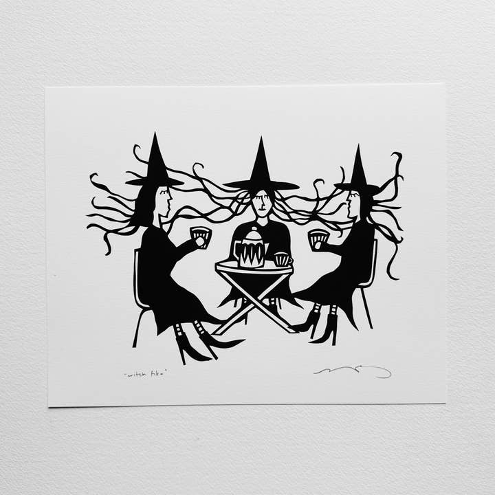 Anna Brones - Wholesale Art Print - "Witch Fika" 8x10" Print0