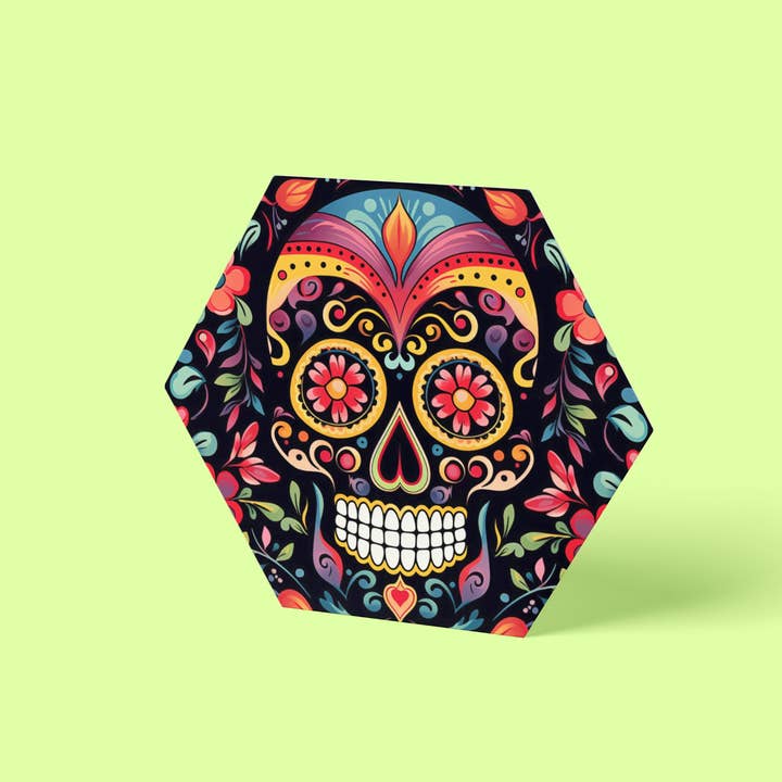 Esqueleto mexicano hexágono para venta al por mayor de reetro