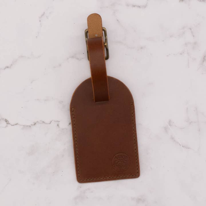 Arbor Trading Post - Wholesale Luggage Tag - Leather Luggage Tag6