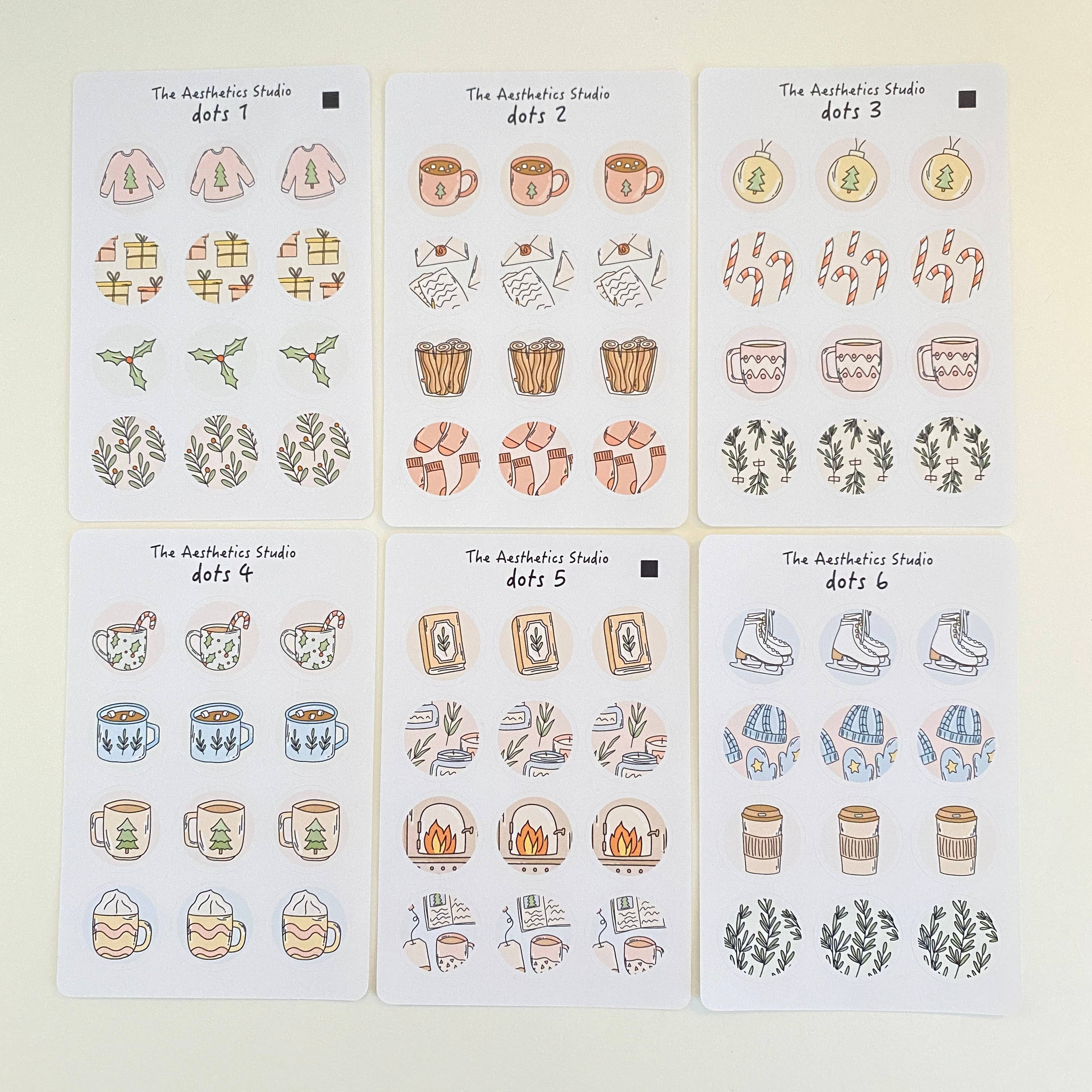 The Aesthetics Studio - Wholesale Sticker - Cozy Winter Collection4