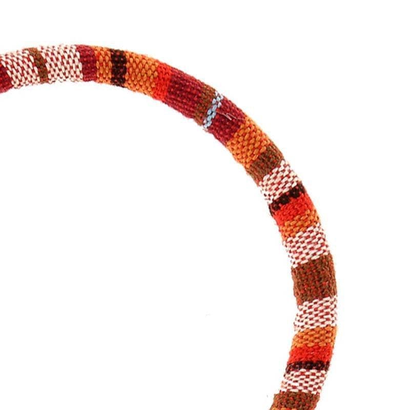 Made By Nami - Wholesale Woven/Braided Bracelet - Boho Surfer Bracelet Classic - Orange2